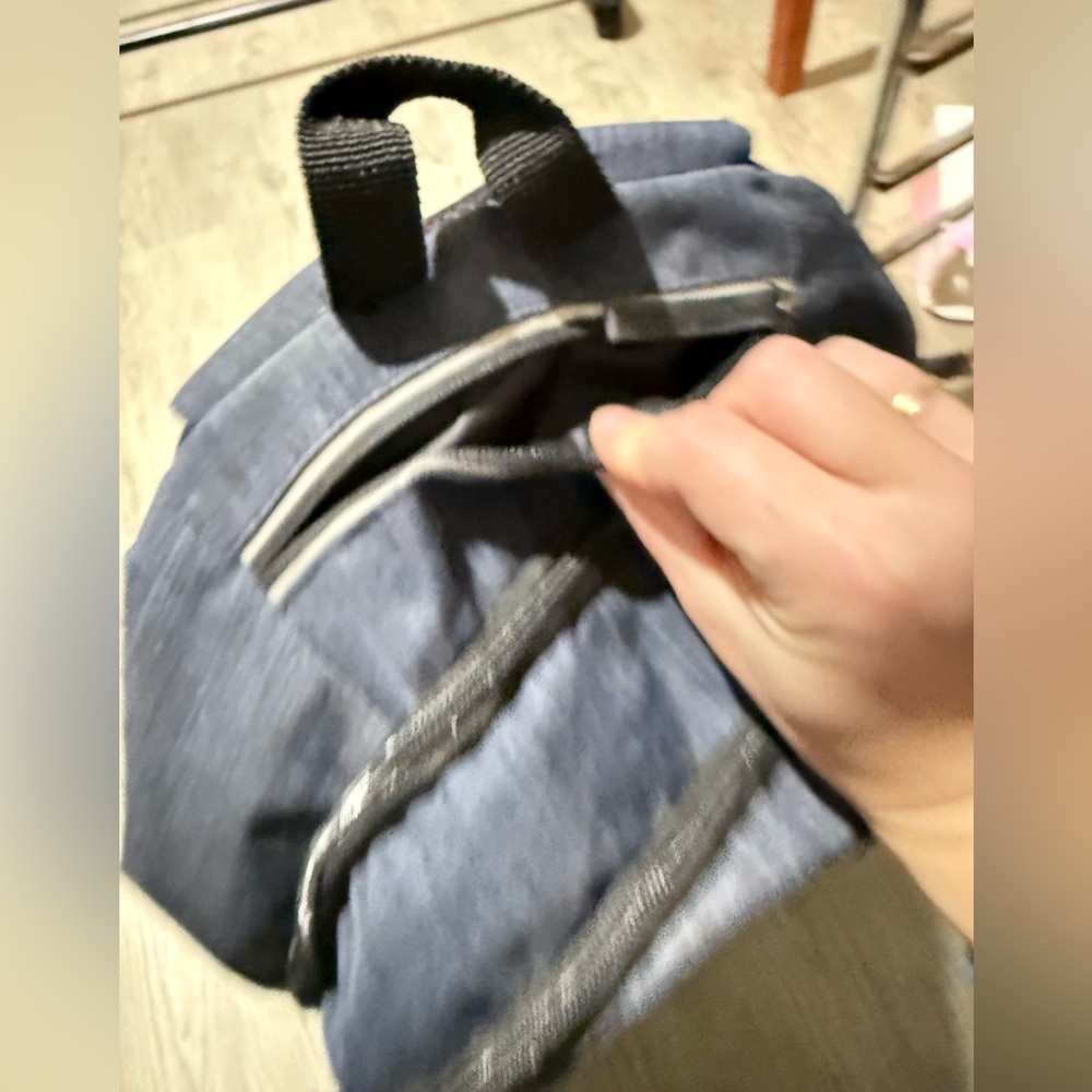 Merona Blue & Black Backpack - Picture 3 of 10